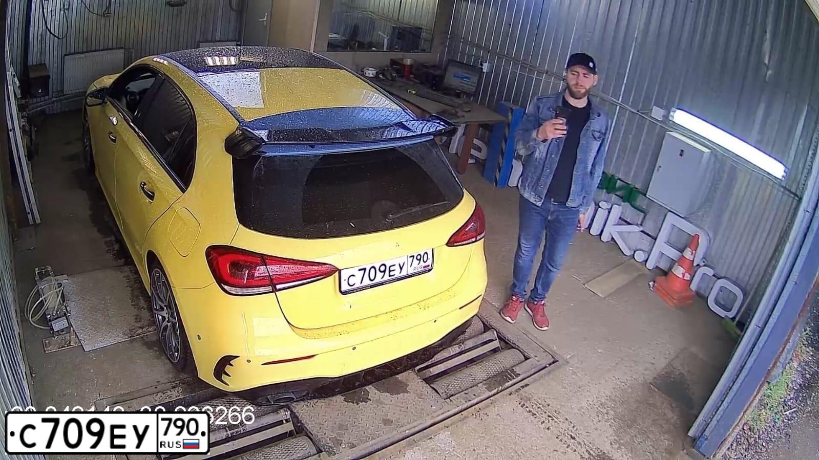 Фото автомобиля MERCEDES A-KLASSE, 2019 — госномер С709ЕУ790. Цвет: ЖЕЛТЫЙ