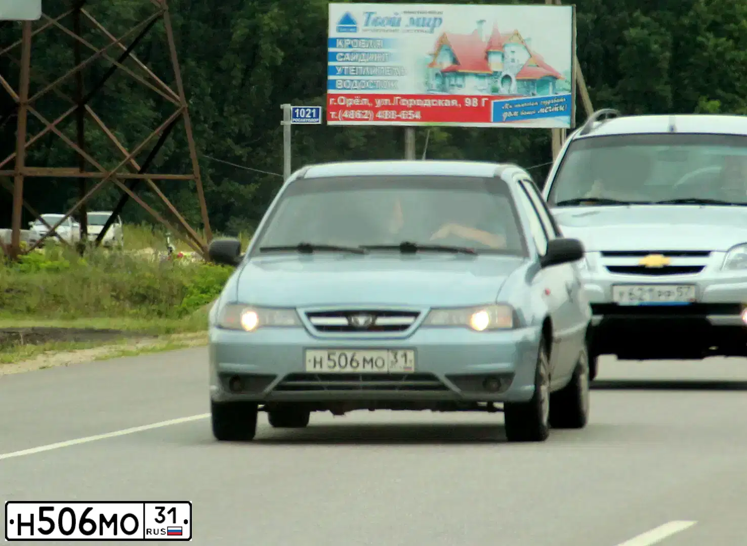 Фото автомобиля LADA 2190 GRANTA, 2013 — госномер Н508МО31. Цвет: СЕРЫЙ
