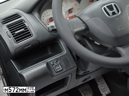 Фото автомобиля HONDA CIVIC, 2005 — госномер В391ВУ550. Цвет: Серебристый