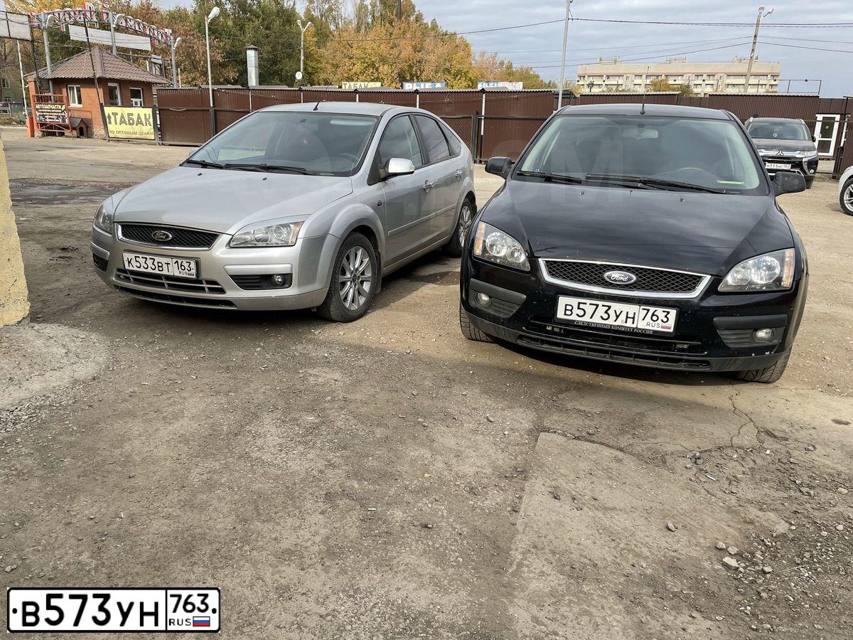 Фото автомобиля FORD FOCUS, 2007 — госномер К304УМ763. Цвет: ЧЕРНЫЙ