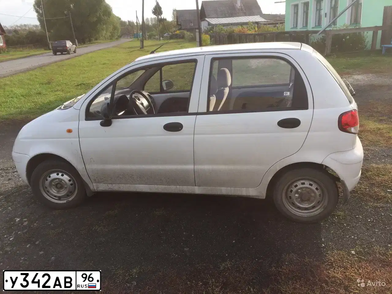Фото автомобиля DAEWOO MATIZ, 2011 — госномер У406НК72. Цвет: Белый