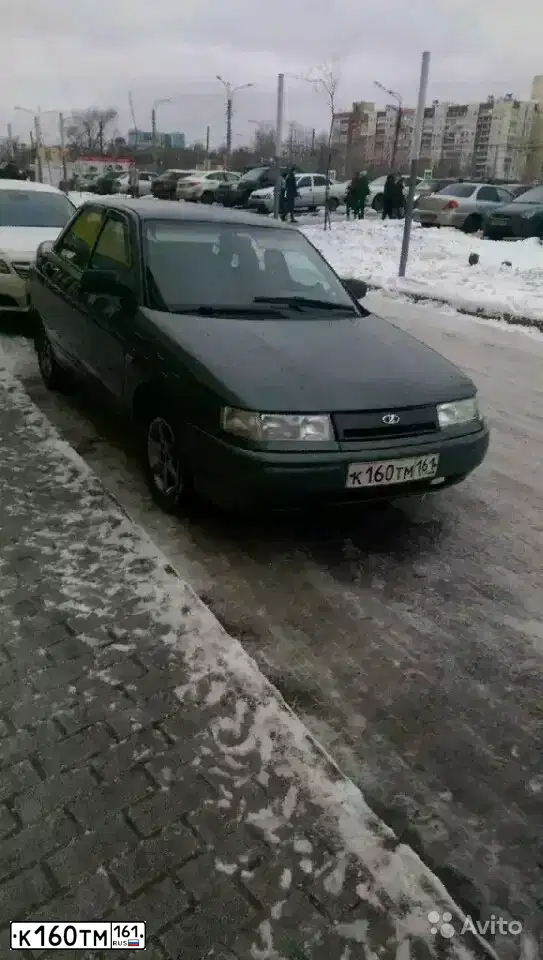 Фото автомобиля LADA 2110, 2006 — госномер К160ТМ161. Цвет: СЕРО-СИНЕ-ЗЕЛЕНЫЙ