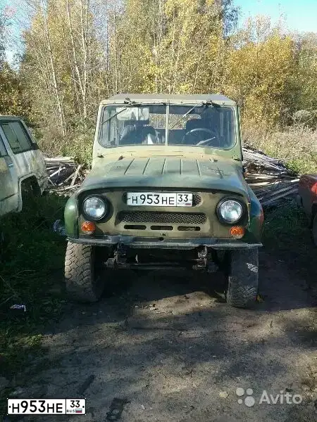 Фото автомобиля UAZ Z 3151  HUNTER, 1991 — госномер Н953НЕ33. Цвет: Зеленый