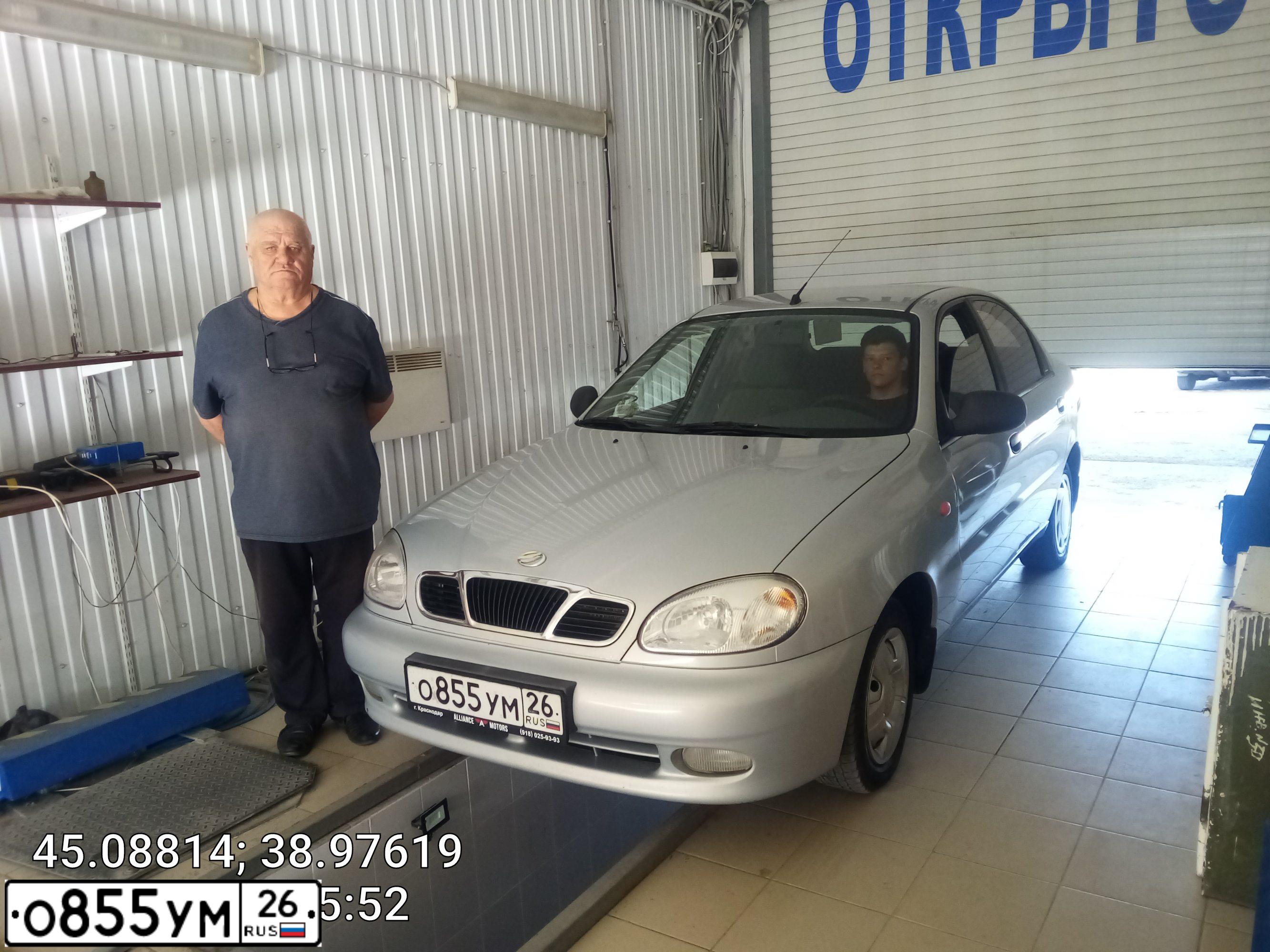 Фото автомобиля ZAZ CHANCE, 2011 — госномер Е025РН193. Цвет: Серебристый