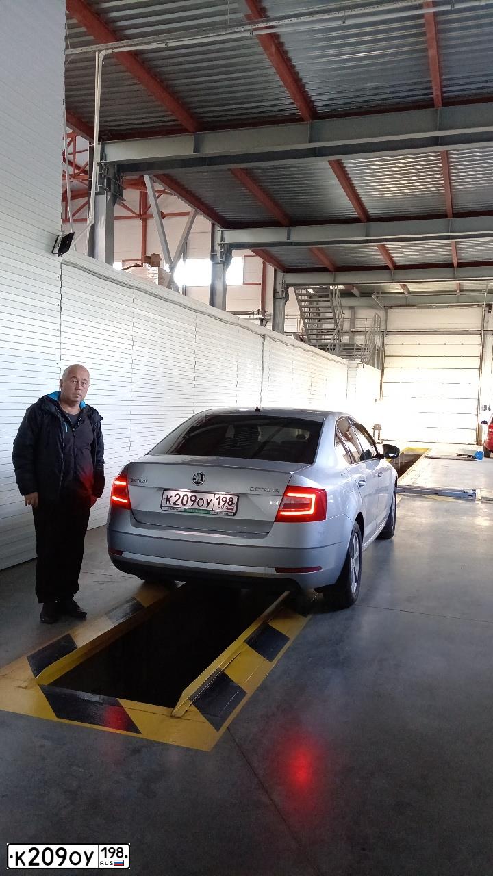 Фото автомобиля SKODA OCTAVIA, 2019 — госномер К014АО156. Цвет: СЕРЕБРИСТЫЙ