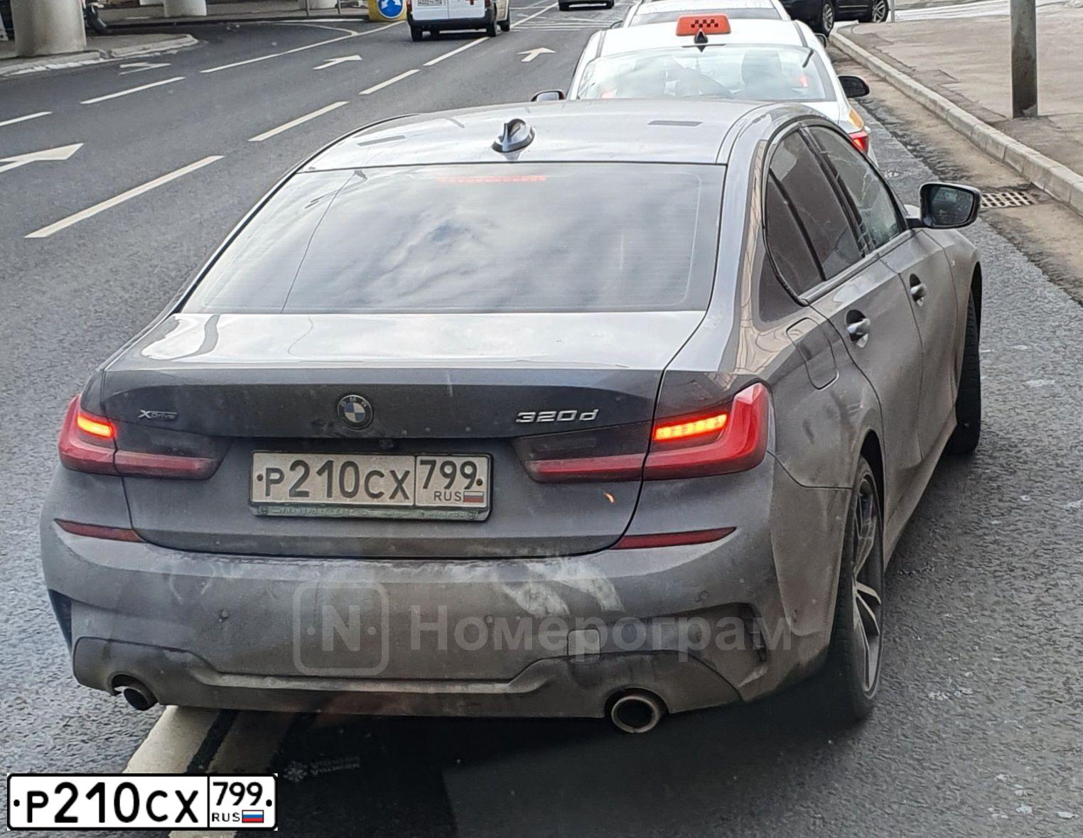 Фото автомобиля BMW SERIE 3, 2020 — госномер О448ХК124. Цвет: СЕРЫЙ