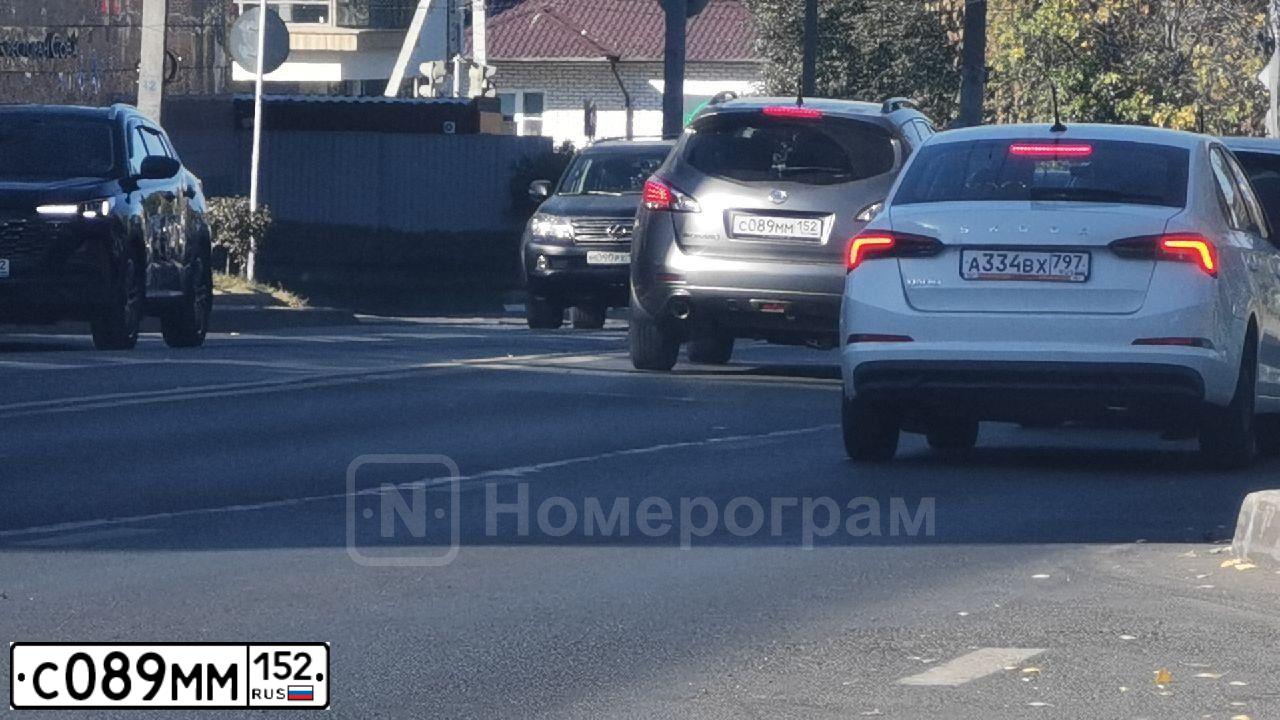 Фото автомобиля NISSAN MURANO, 2013 — госномер С089ММ152. Цвет: Серый