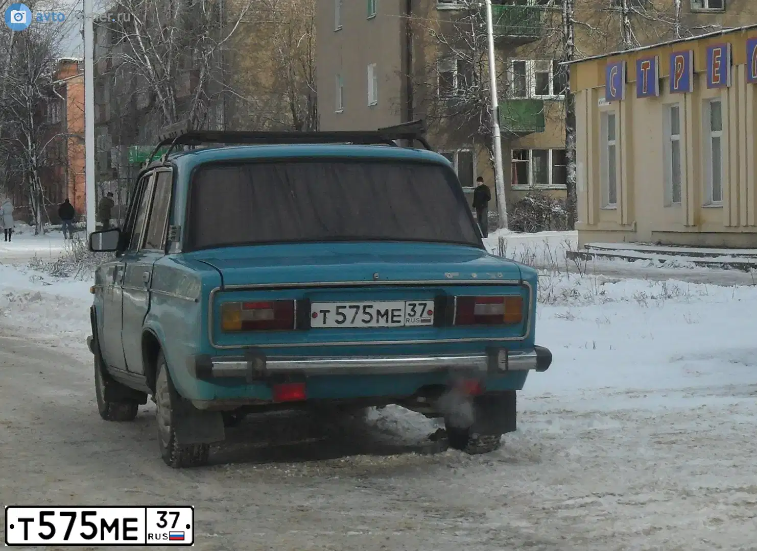 Фото автомобиля LADA 2106, 1994 — госномер А393МК37. Цвет: ПИЦУНДА