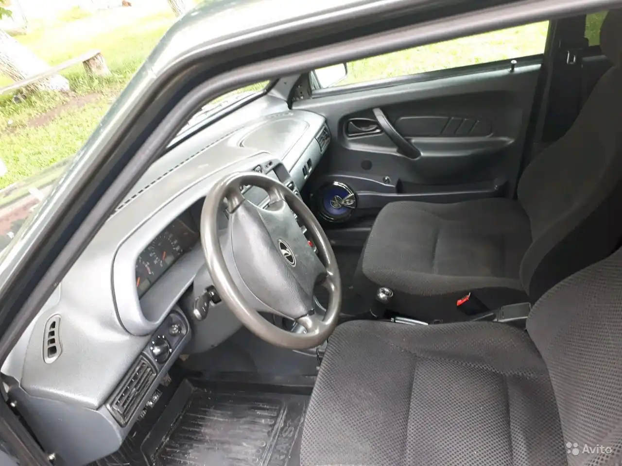 Фото автомобиля LADA 2109 SAMARA, 2003 — госномер Н167ТЕ15. Цвет: ЗОЛОТИСТЫЙ ТЕМНО-ЗЕЛЕНЫЙ