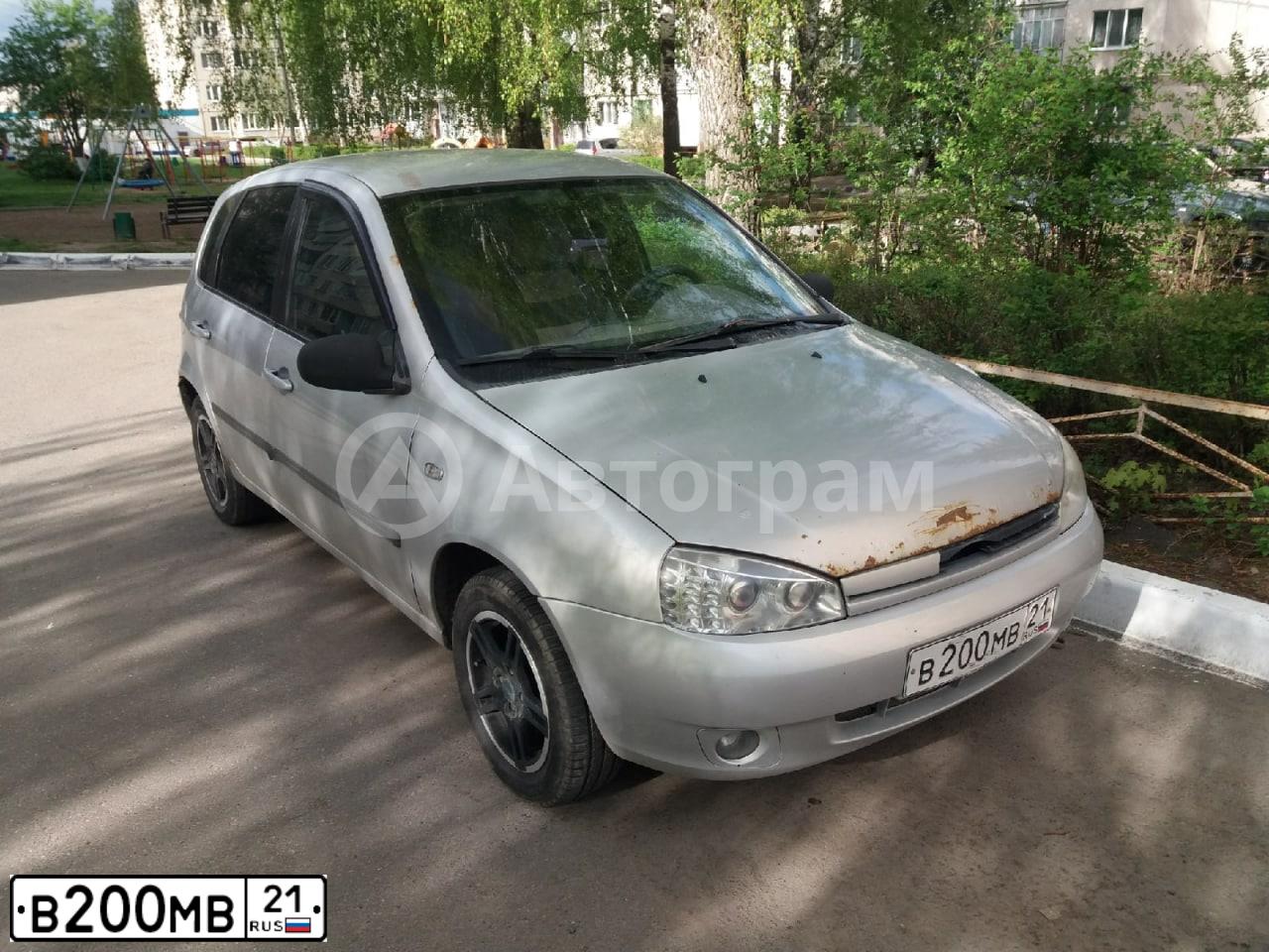 Фото автомобиля LADA 1119 KALINA, 2008 — госномер В200МВ21. Цвет: СЕРЕБРИСТЫЙ