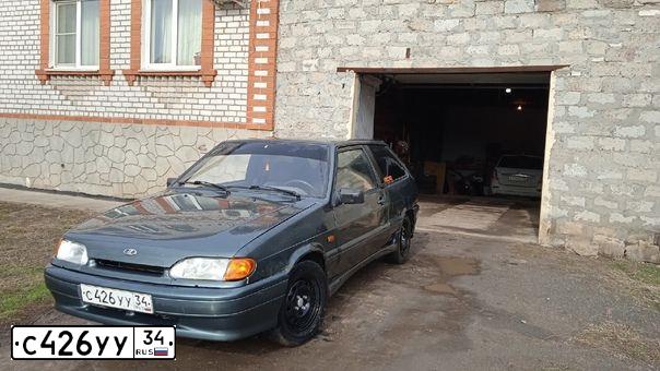 Фото автомобиля LADA 2113 SAMARA, 2008 — госномер С426УУ34. Цвет: СЕРО СИНЕ-ЗЕЛЕНЫЙ
