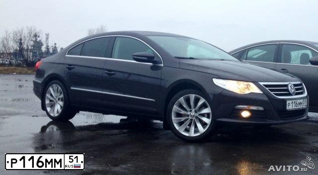 Фото автомобиля VOLKSWAGEN CC, 2011 — госномер Р300МР51. Цвет: ЧЕРНО-СЕРЫЙ