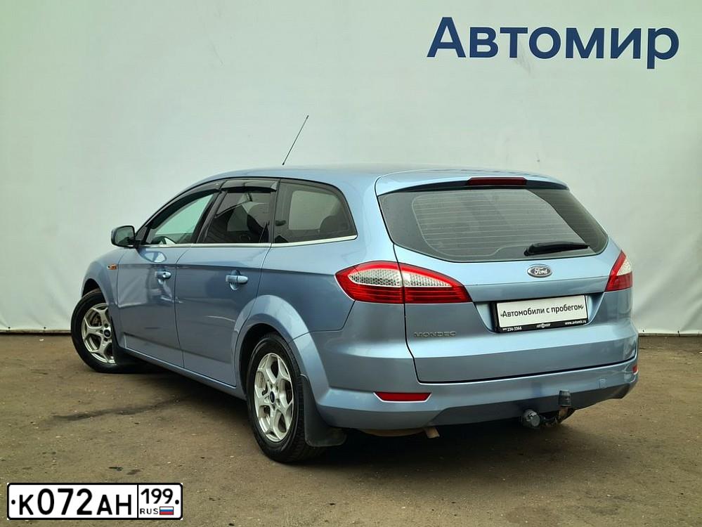 Фото автомобиля FORD MONDEO, 2007 — госномер К072АН199. Цвет: голубой