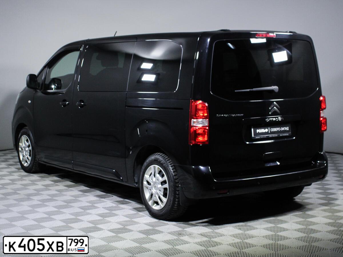 Фото автомобиля CITROEN SPACE TOURER, 2020 — госномер М869РС21. Цвет: ЧЕРНЫЙ