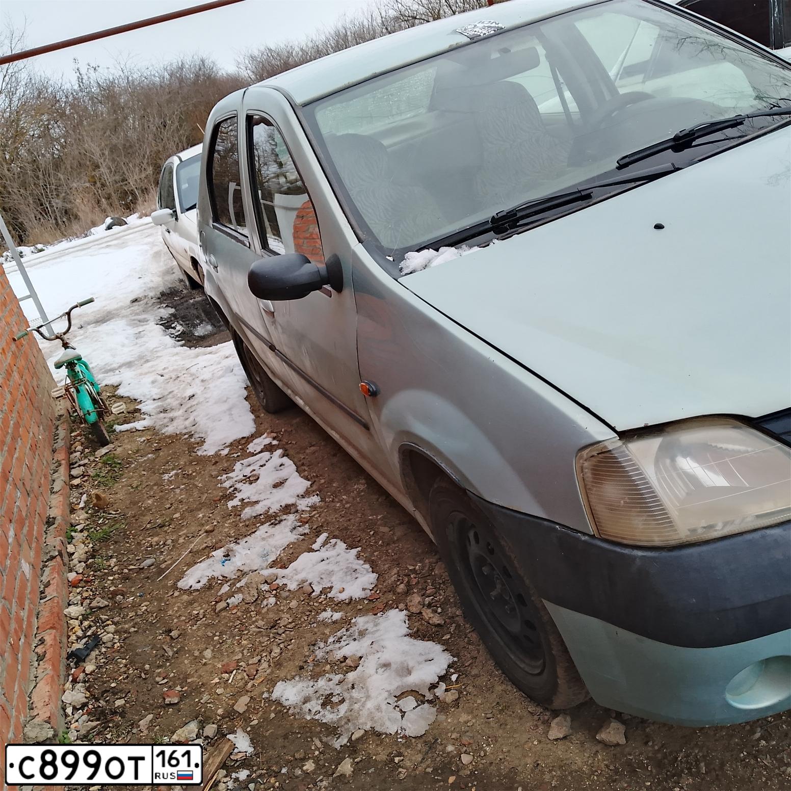 Фото автомобиля RENAULT LOGAN, 2007 — госномер С899ОТ161. Цвет: СВЕТЛО-ЗЕЛЕНЫЙ