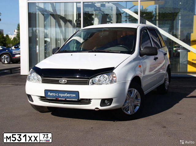 Фото автомобиля LADA 1117 KALINA, 2009 — госномер Р332ЕР126. Цвет: Белый