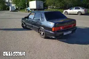 Фото автомобиля LADA 2115 SAMARA, 2004 — госномер С115ОО23. Цвет: ГРАФИТОВЫЙ МЕТАЛИК