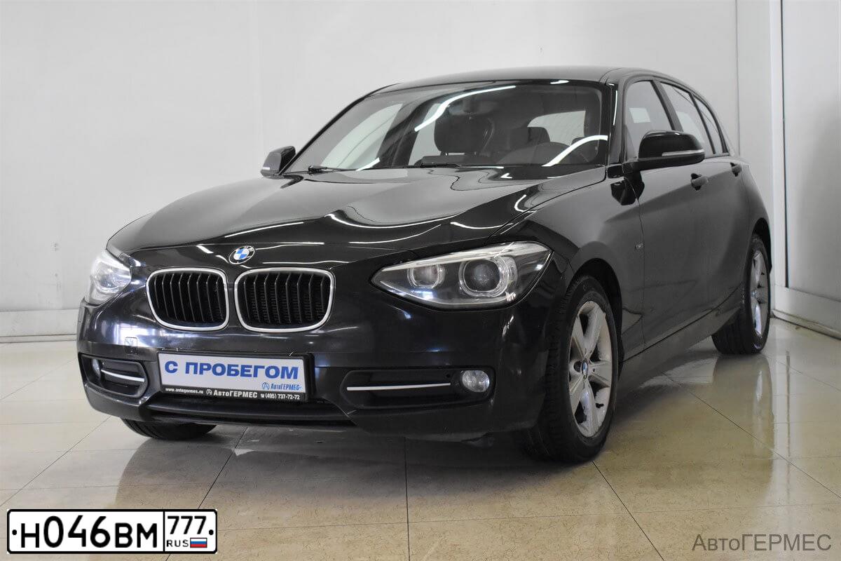 Фото автомобиля BMW 116I, 2014 — госномер Р439ВМ716. Цвет: ЧЕРНЫЙ