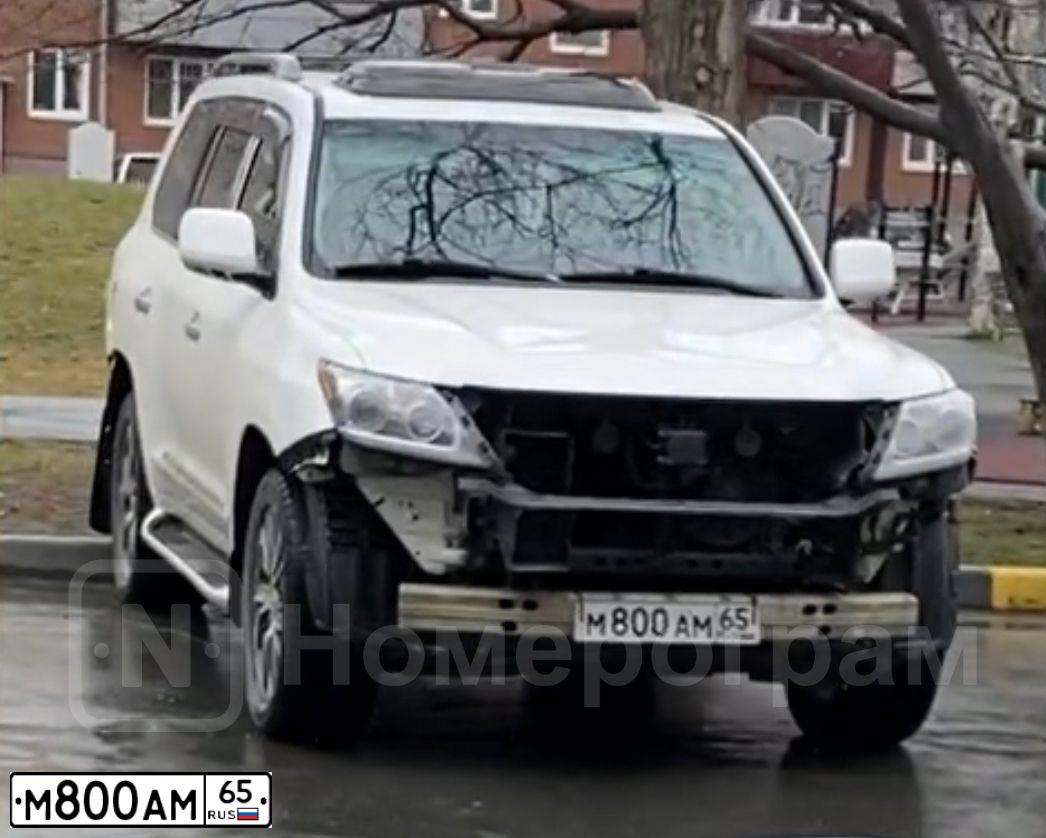 Фото автомобиля LEXUS GX, 2012 — госномер Н451ОР65. Цвет: ЧЕРНЫЙ