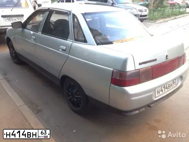 Фото автомобиля LADA 2110, 1999 — госномер Н414ВН63. Цвет: СЕРЕБРИСТО-ГОЛУБОЙ