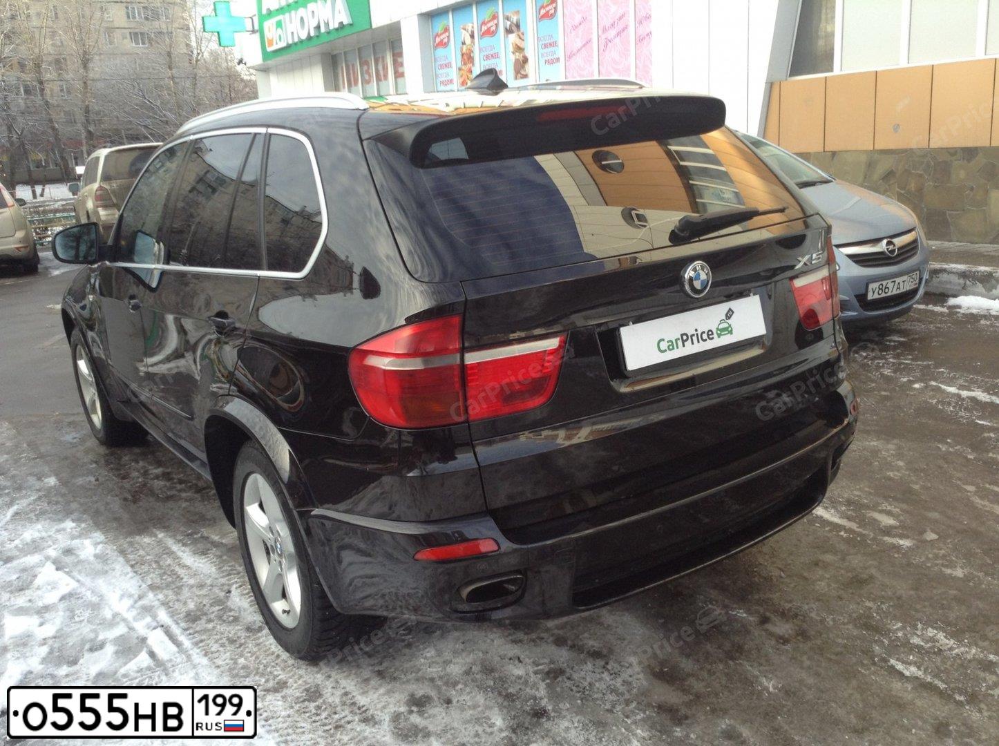 Фото автомобиля BMW X5, 2008 — госномер Р736ОН777. Цвет: ЧЕРНЫЙ