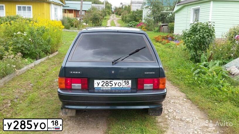 Фото автомобиля LADA 2114 SAMARA, 2012 — госномер У285УО18. Цвет: СИНЕ-ЗЕЛЕНЫЙ