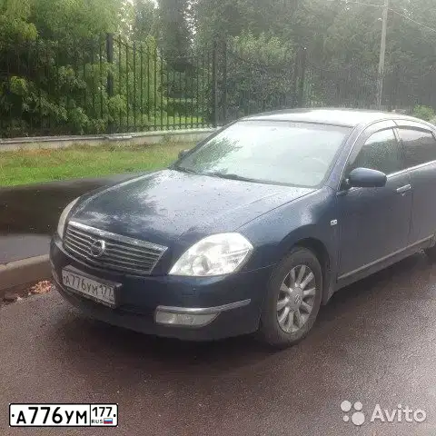 Фото автомобиля NISSAN TEANA, 2007 — госномер А776УМ177. Цвет: ТЕМНО-СИНИЙ