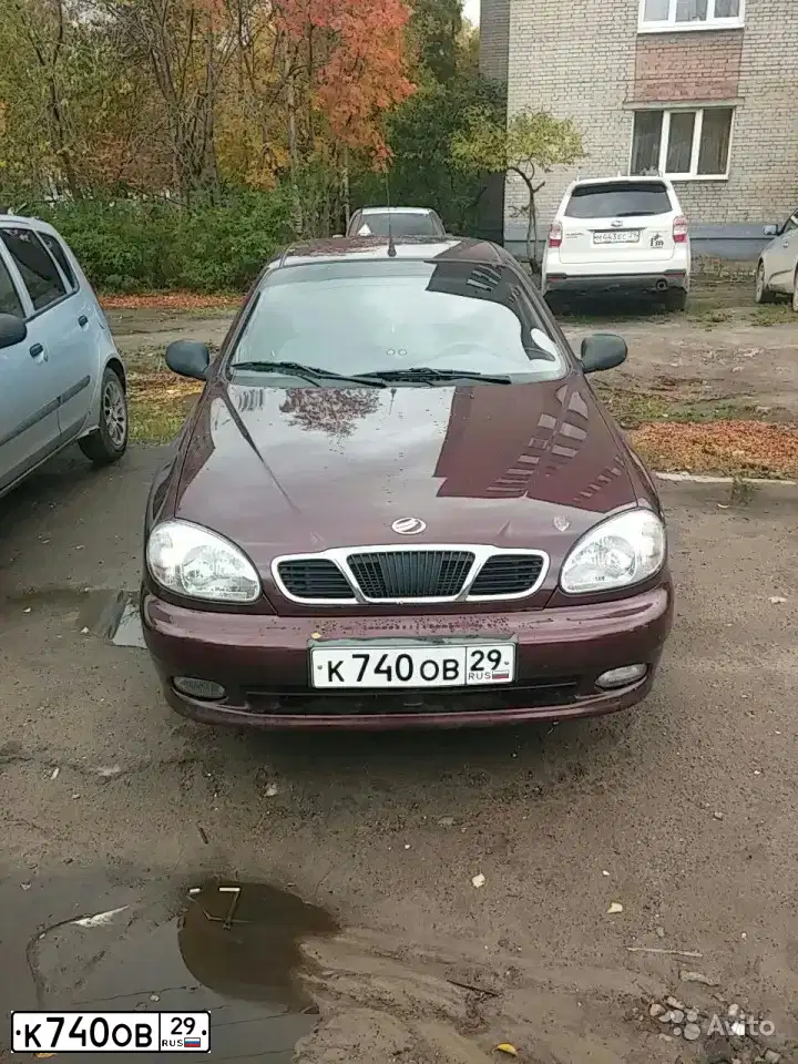 Фото автомобиля ZAZ CHANCE, 2011 — госномер О947НЕ29. Цвет: БОРДОВЫЙ