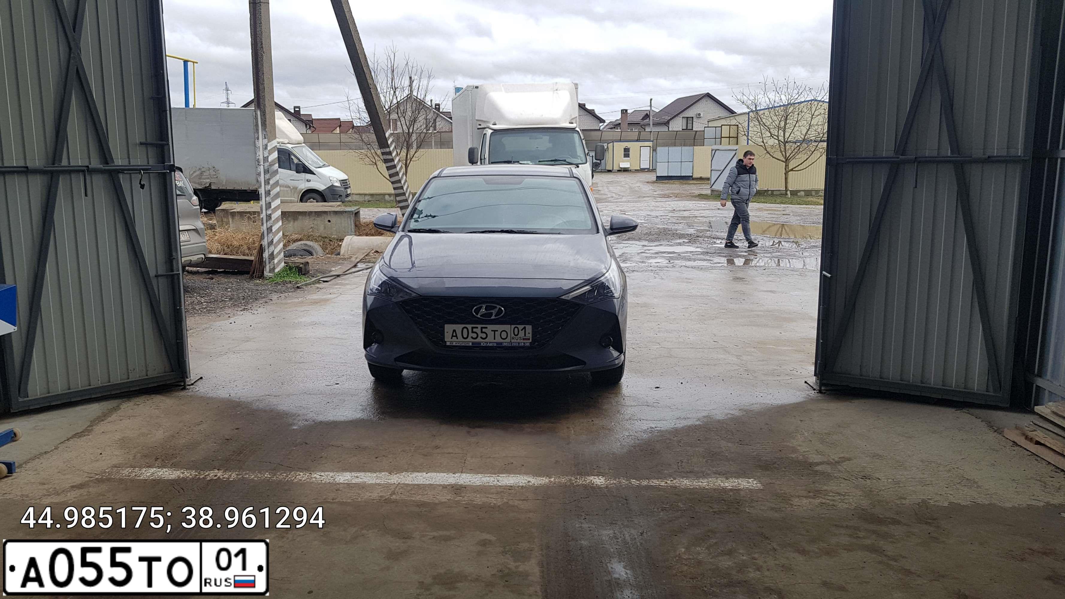 Фото автомобиля HYUNDAI Solaris, 2021 — госномер А055ТО01