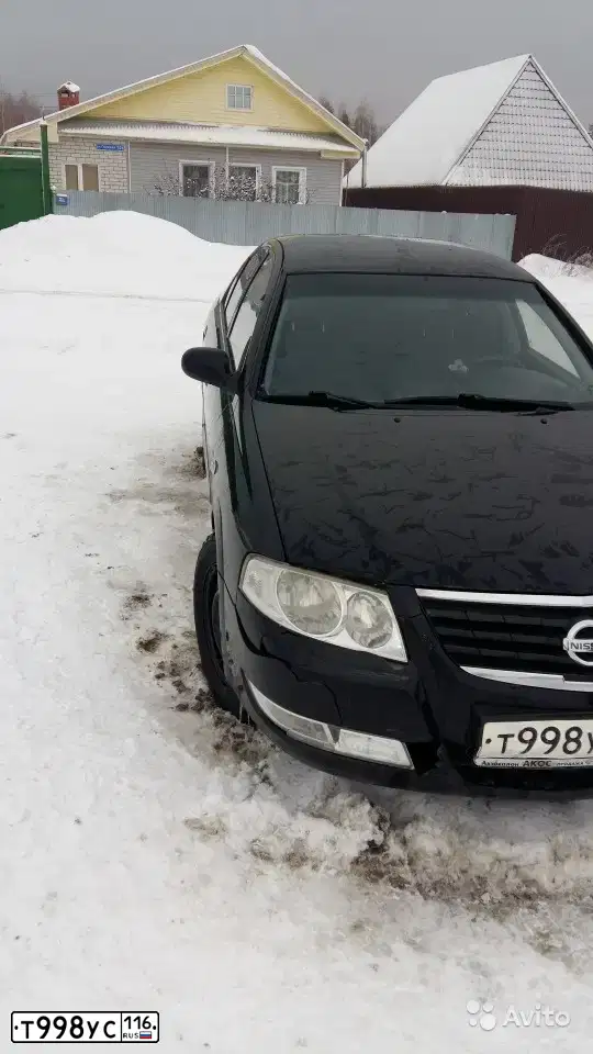 Фото автомобиля NISSAN ALMERA, 2008 — госномер С187ОВ58. Цвет: ЧЕРНЫЙ