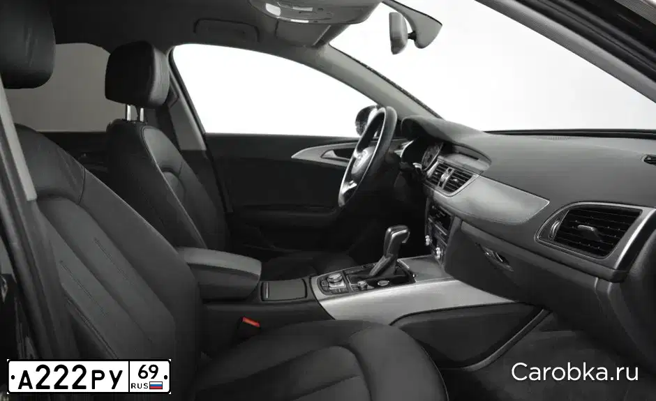 Фото автомобиля AUDI A6, 2016 — госномер В847НК60. Цвет: ЧЕРНЫЙ