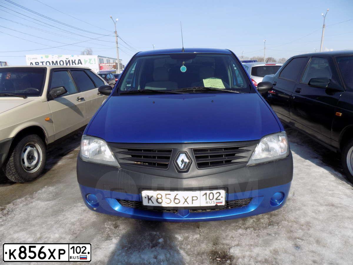 Фото автомобиля RENAULT LOGAN, 2009 — госномер К856ХР102. Цвет: СИНИЙ МЕТАЛЛИК