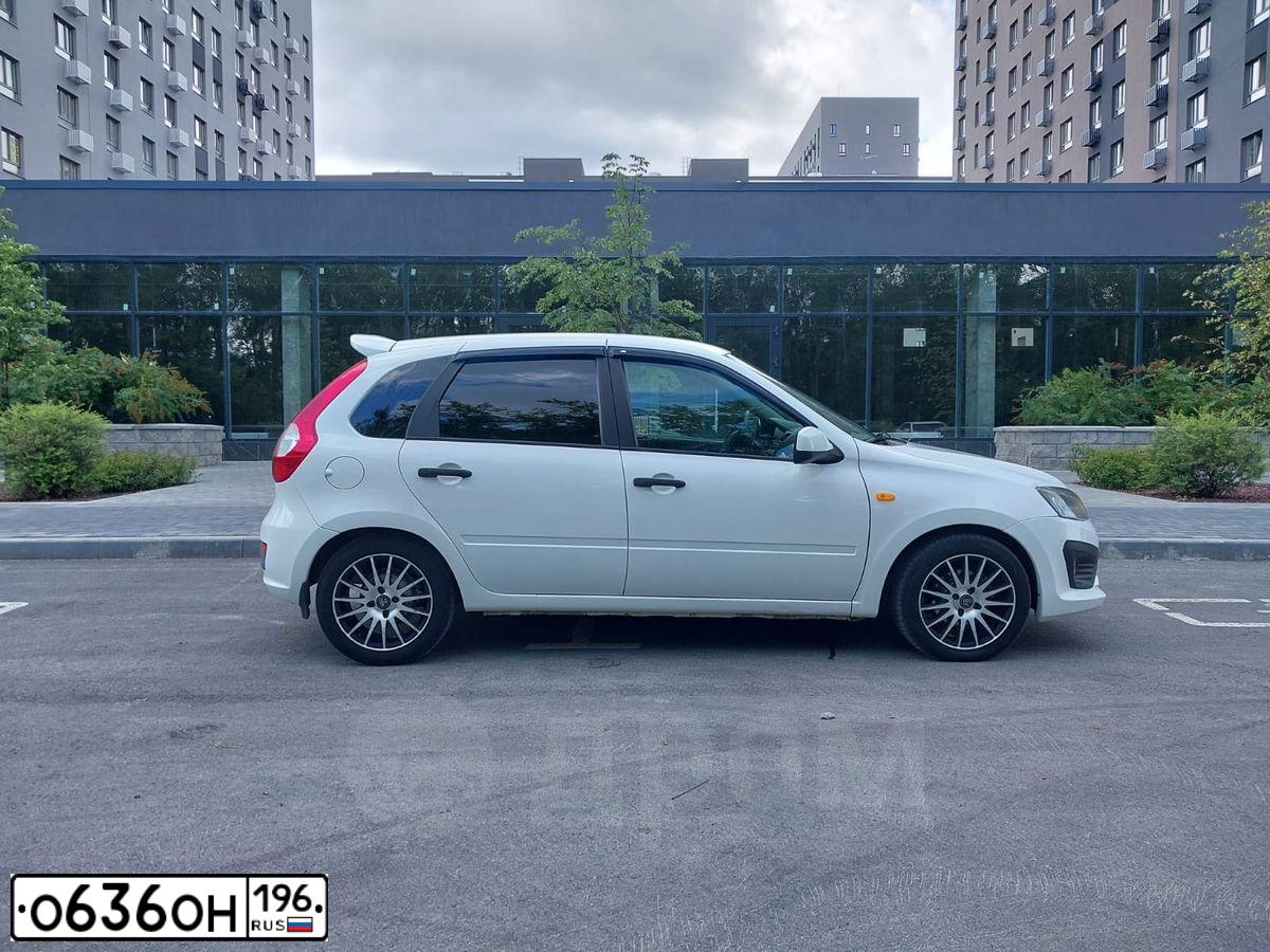 Фото автомобиля LADA 219259-015 LADA KALINA DRIVE ACTIVE, 2017 — госномер Р384ХУ72. Цвет: Белый