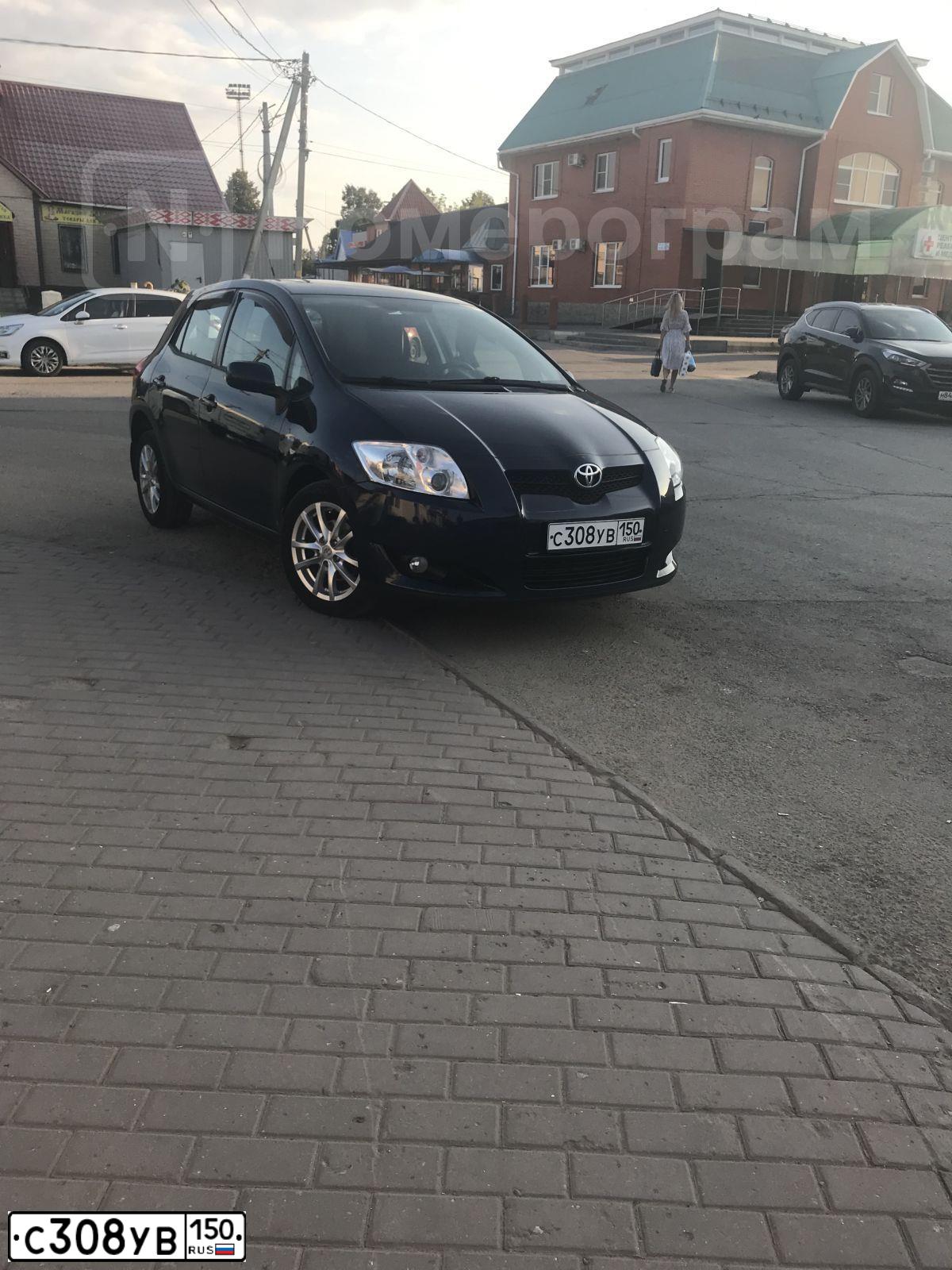 Фото автомобиля TOYOTA AURIS, 2008 — госномер С308УВ150. Цвет: СИНИЙ ТЕМНЫЙ