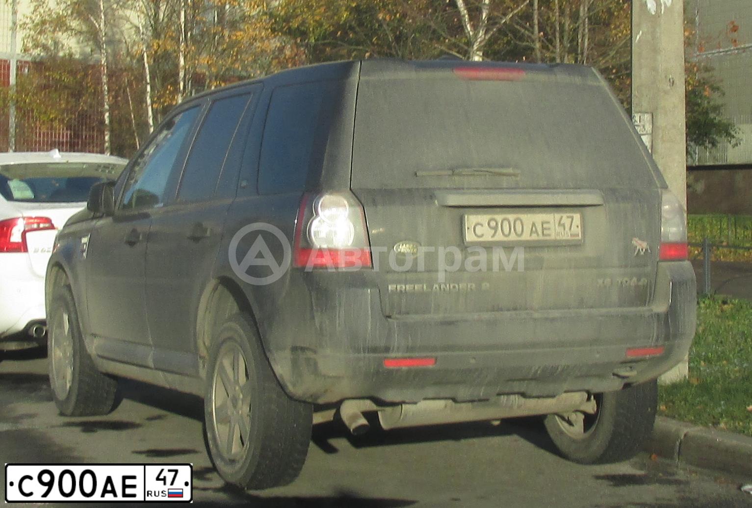 Фото автомобиля LANDROVER FREELANDER, 2009 — госномер С900АЕ47. Цвет: ЧЕРНЫЙ