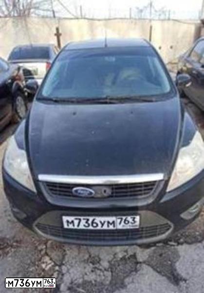 Фото автомобиля FORD FOCUS, 2008 — госномер А647АР163. Цвет: ЧЕРНЫЙ