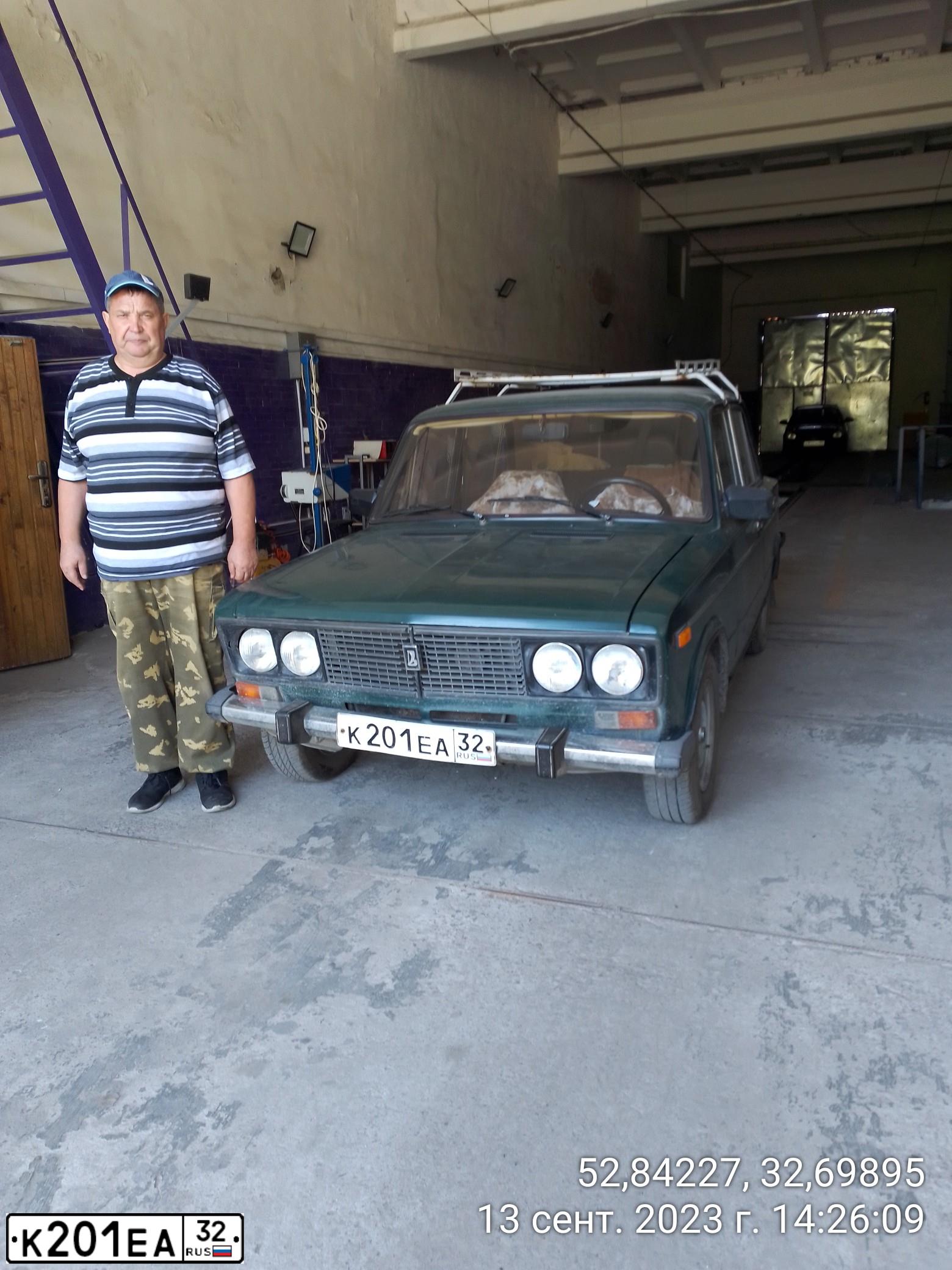 Фото автомобиля LADA 2106, 1999 — госномер Р773АЕ32. Цвет: ЗЕЛЕНЫЙ