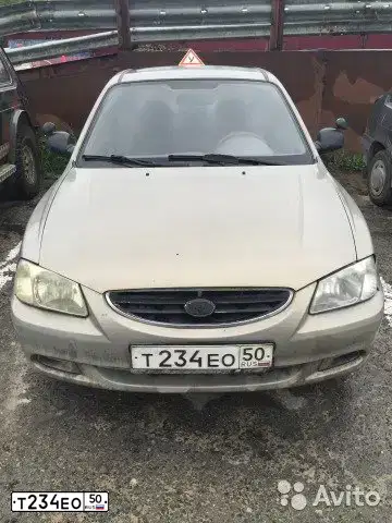 Фото автомобиля TAGAZ ACCENT, 2008 — госномер Т234ЕО50. Цвет: БЕЖЕВЫЙ СВЕТЛЫЙ
