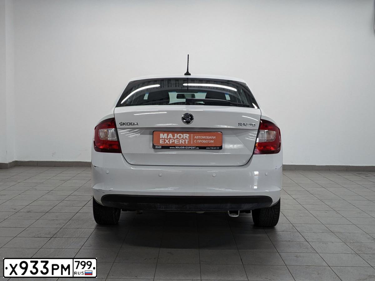Фото автомобиля SKODA RAPID, 2019 — госномер С176НМ193. Цвет: Белый