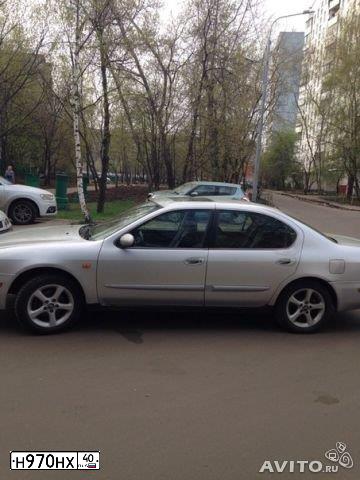 Фото автомобиля NISSAN MAXIMA, 2001 — госномер Х456КА136. Цвет: Серебристый