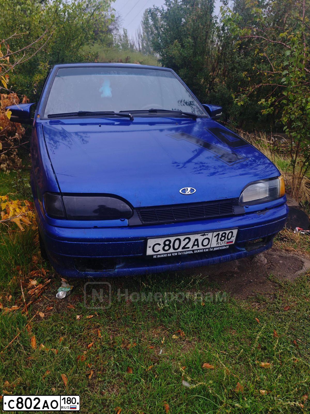 Фото автомобиля LADA 2114 SAMARA, 2005 — госномер С802АО180. Цвет: СИНЕ-ЗЕЛЕНЫЙ