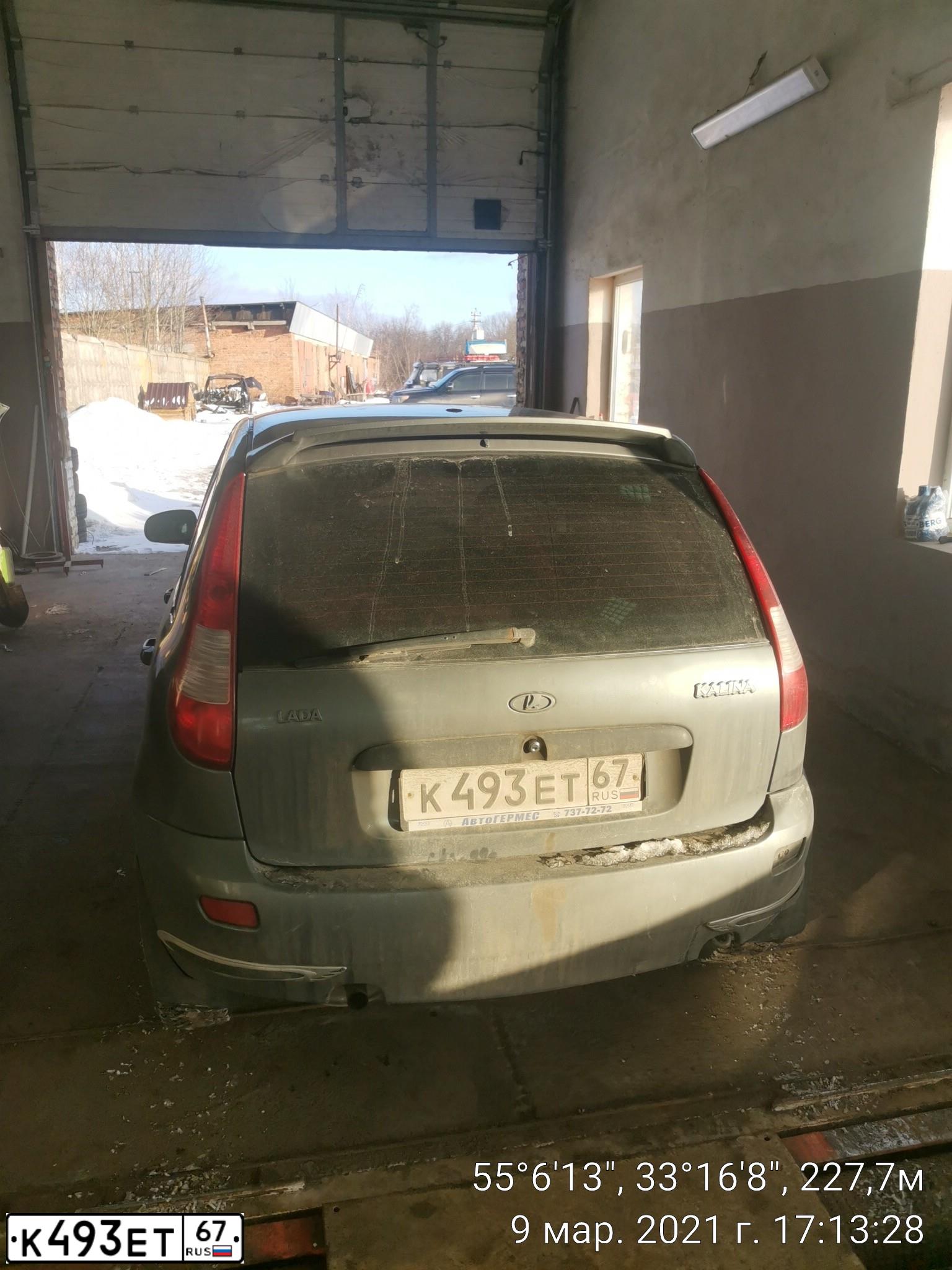 Фото автомобиля LADA 1119 KALINA, 2007 — госномер У720УР43. Цвет: Серебристый