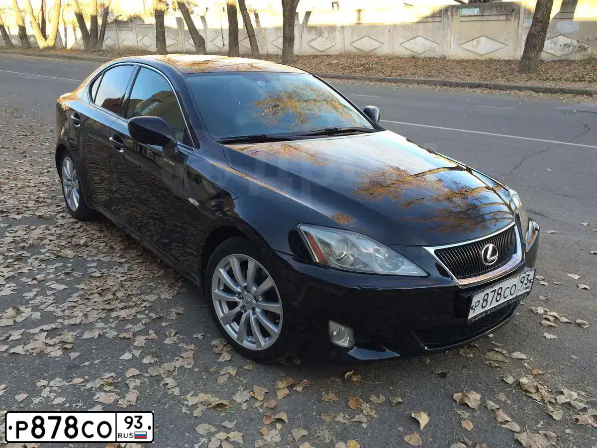 Фото автомобиля LEXUS IS, 2006 — госномер М295ВУ761. Цвет: ЧЕРНЫЙ