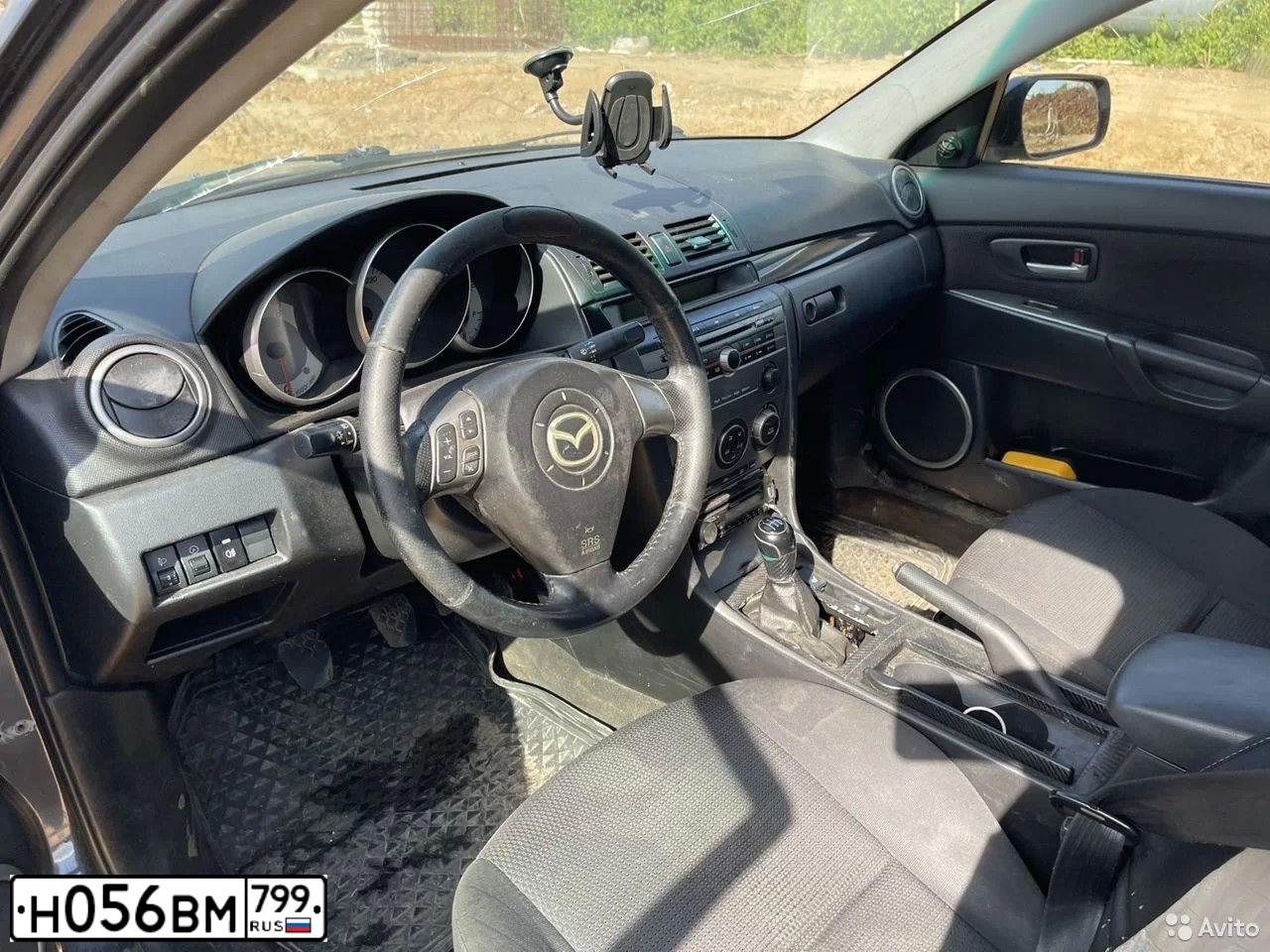 Фото автомобиля MAZDA 3, 2006 — госномер Н056ВМ799. Цвет: СЕРЫЙ ТЕМНЫЙ