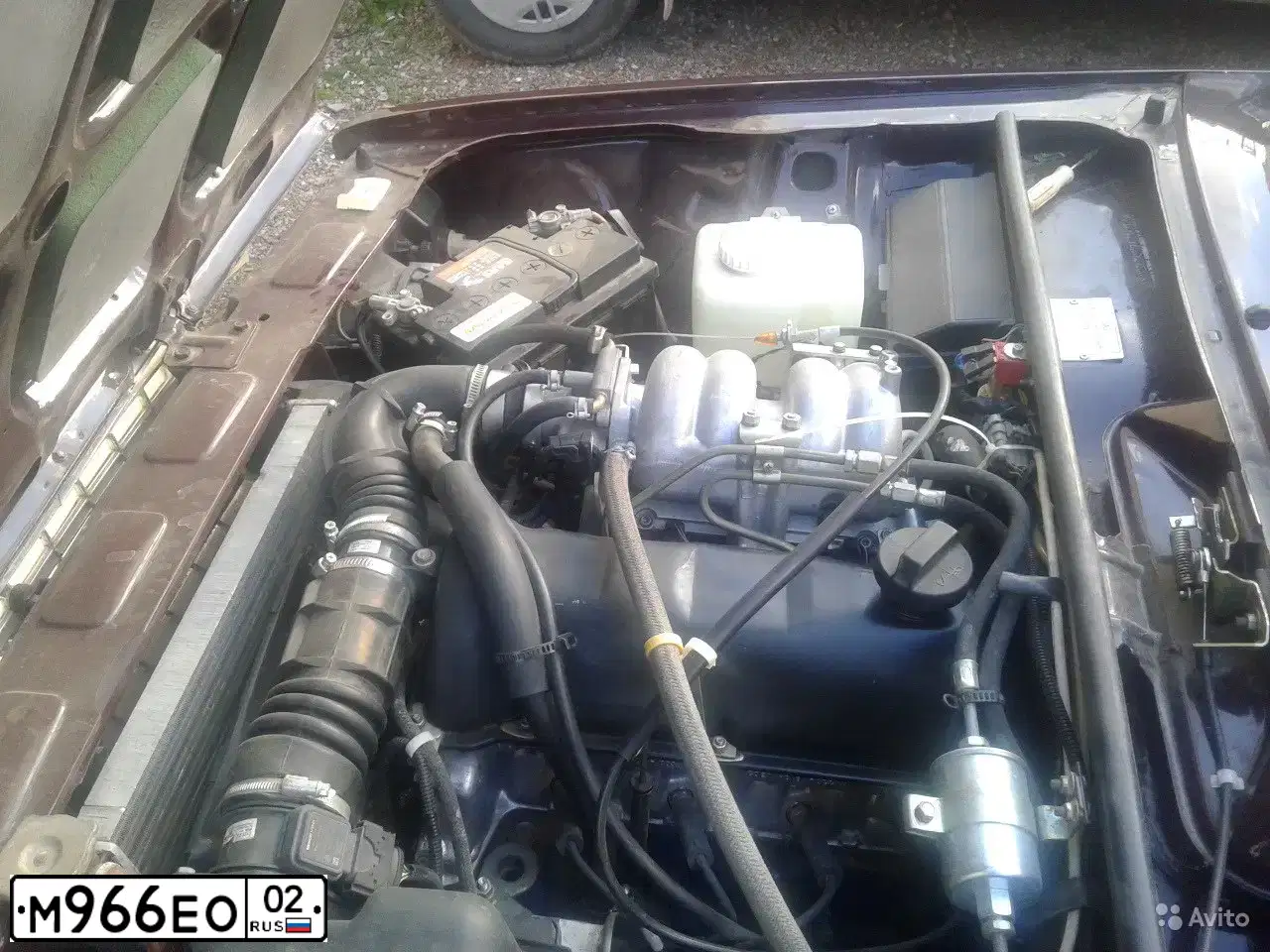 Фото автомобиля LADA 2107, 2006 — госномер М966ЕО02. Цвет: ТЕМНО-ВИШНЕВЫЙ