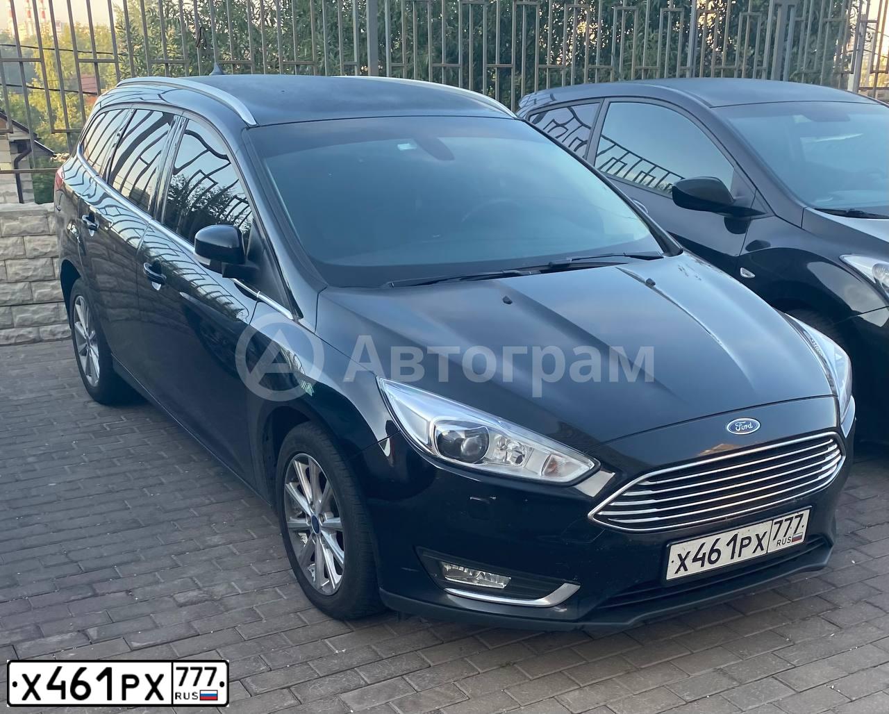 Фото автомобиля FORD FOCUS, 2017 — госномер Х461РХ777. Цвет: ЧЕРНЫЙ