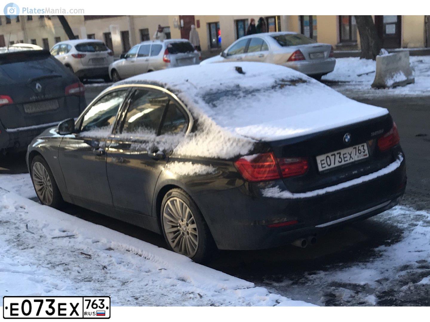 Фото автомобиля BMW 328I, 2012 — госномер А087ОР761. Цвет: ЧЕРНЫЙ