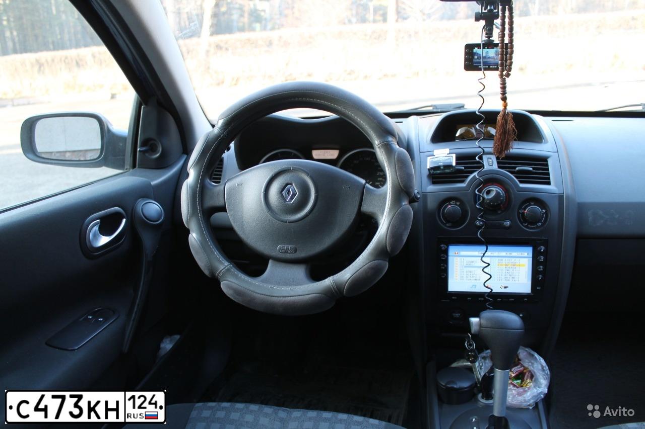 Фото автомобиля RENAULT MEGANE, 2006 — госномер С473КН124. Цвет: СИНЕ-ГОЛУБОЙ