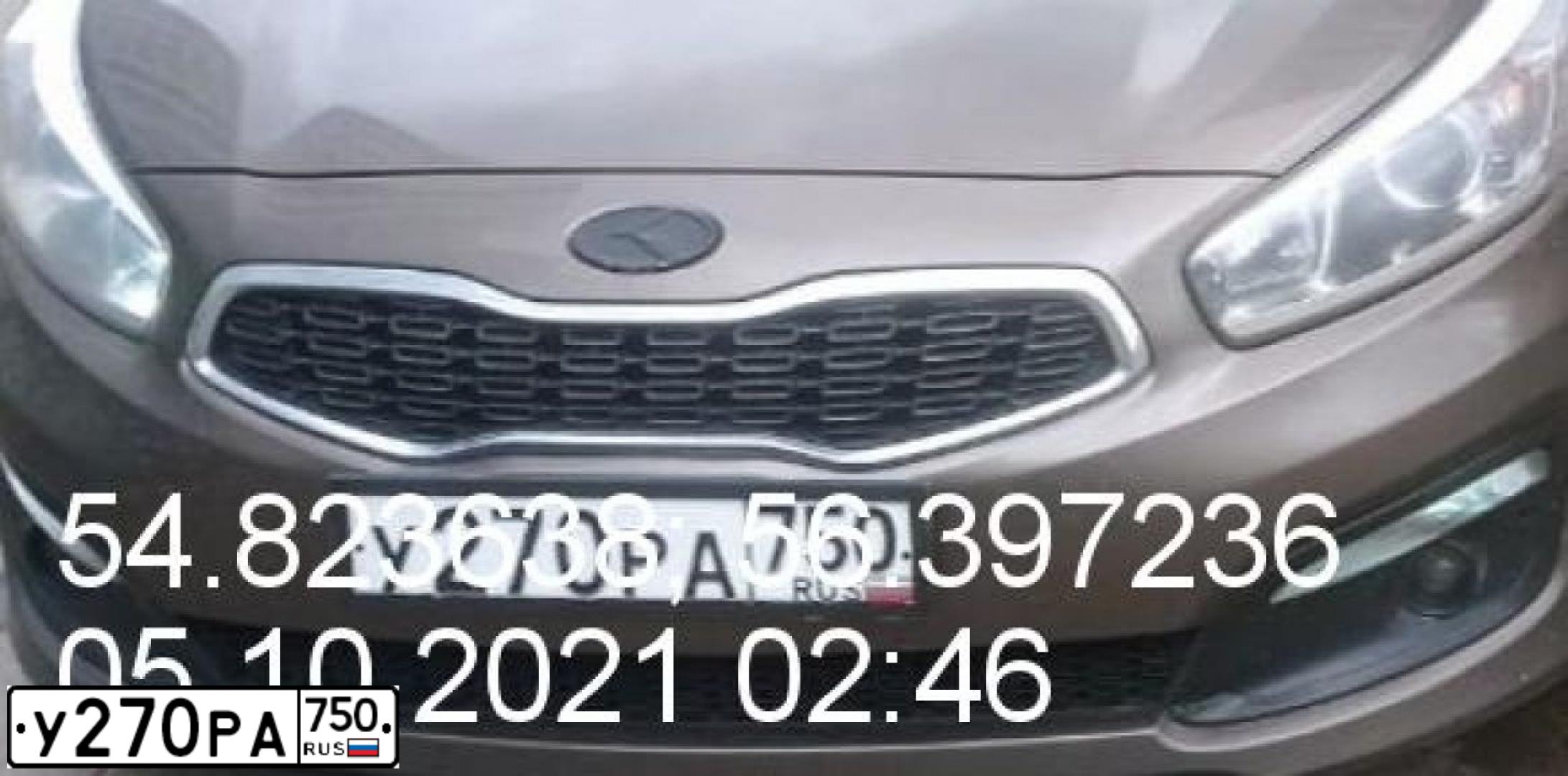 Фото автомобиля KIA CEED, 2017 — госномер У340КУ71. Цвет: Коричневый