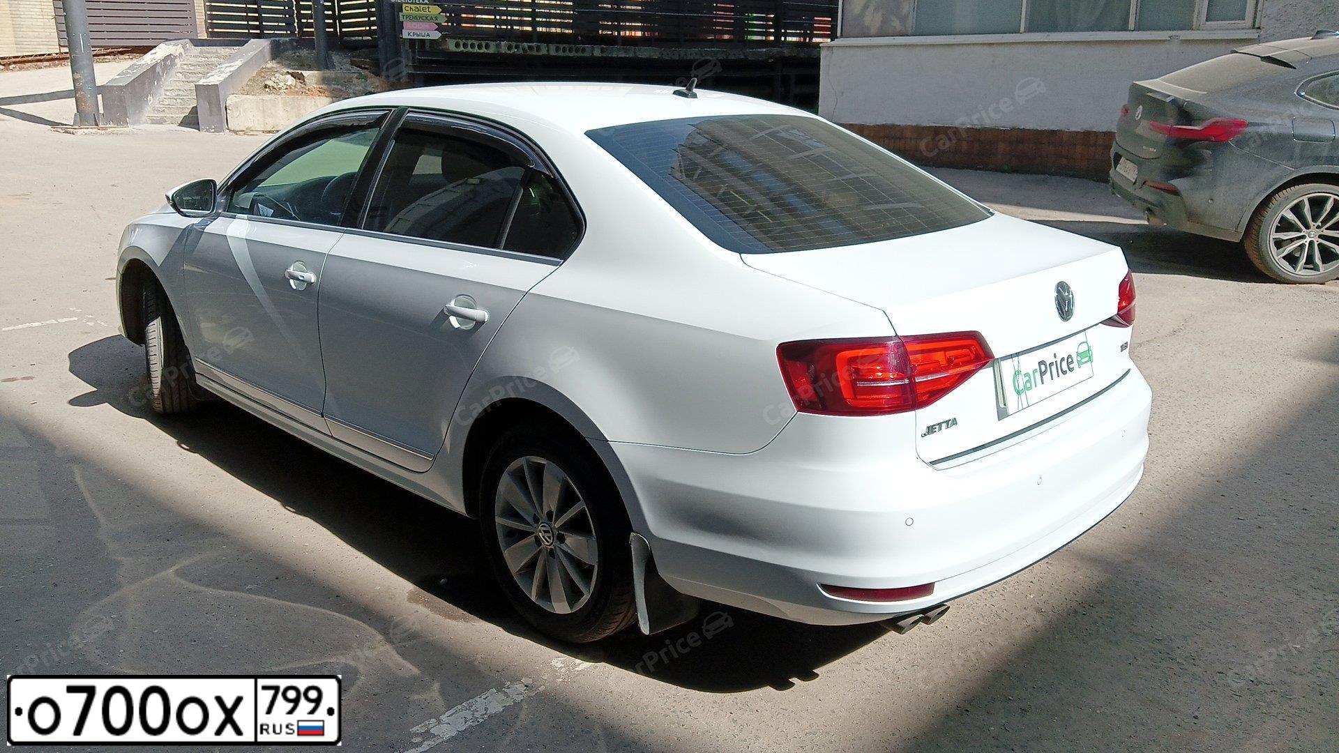 Фото автомобиля VOLKSWAGEN JETTA, 2016 — госномер Р622ХА790. Цвет: Белый